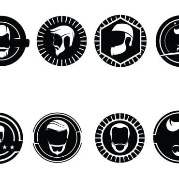 Icon Mustache Logo Templates 233589