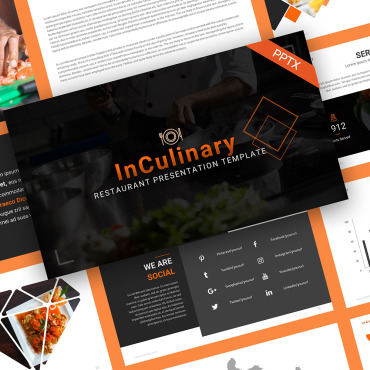 Chef Cook PowerPoint Templates 233612