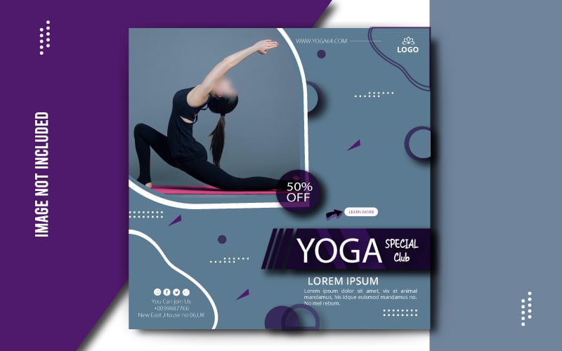 Yoga Special Social Media Sale Banner