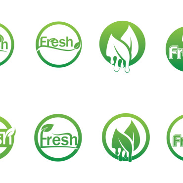 Fresh Organic Logo Templates 233658