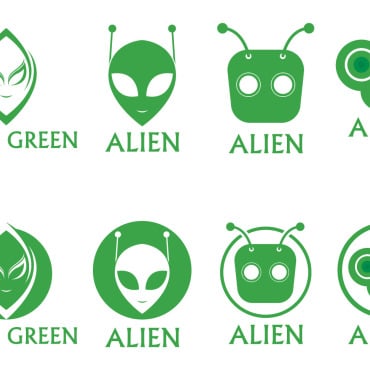 Vector Alien Logo Templates 233661