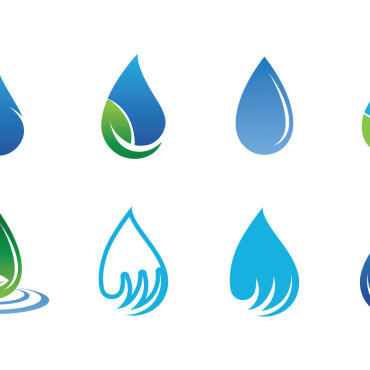 Drop Aqua Logo Templates 233669