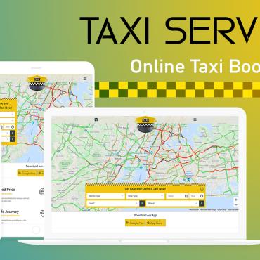 Booking Cab Responsive Website Templates 233692