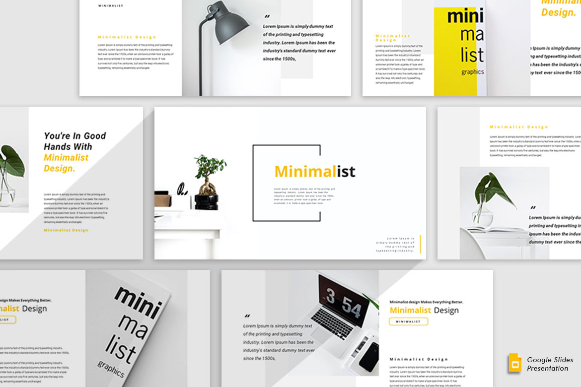 Minimalist Design - Google Slides Template