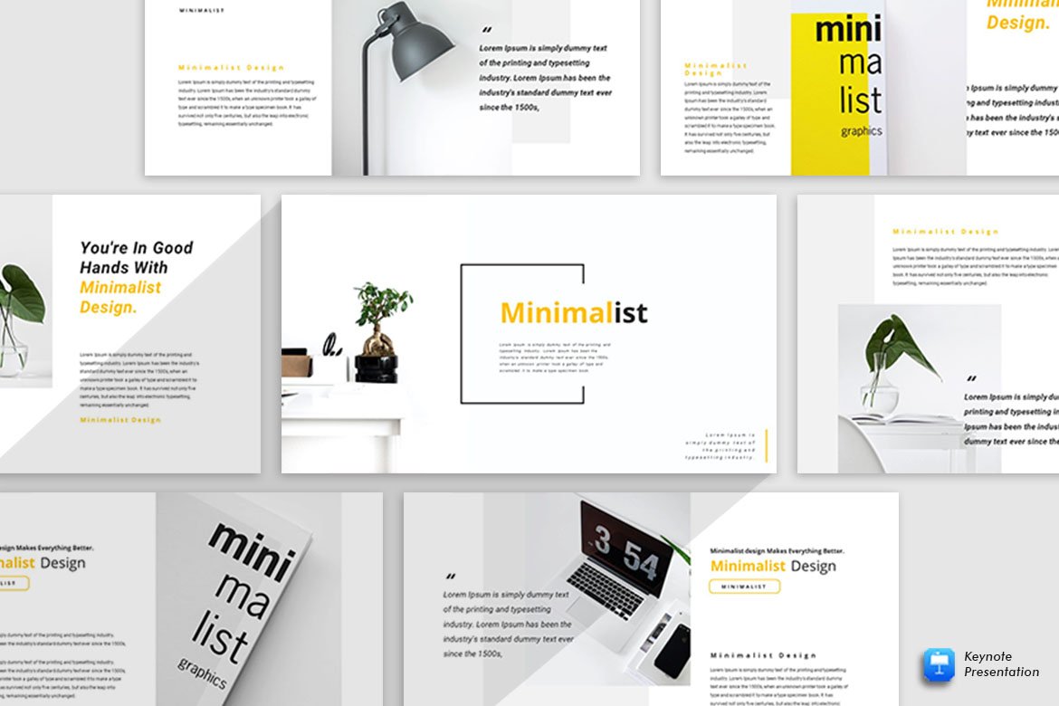 Minimalist Design - Keynote Template
