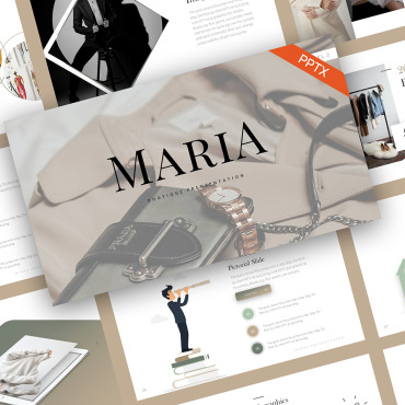 Black Boutique PowerPoint Templates 233918