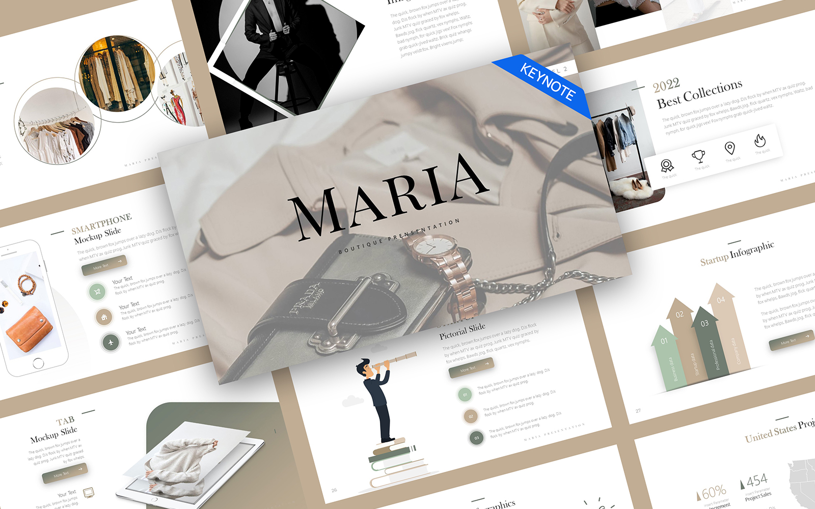 Maria Fashion Boutique Keynote Template