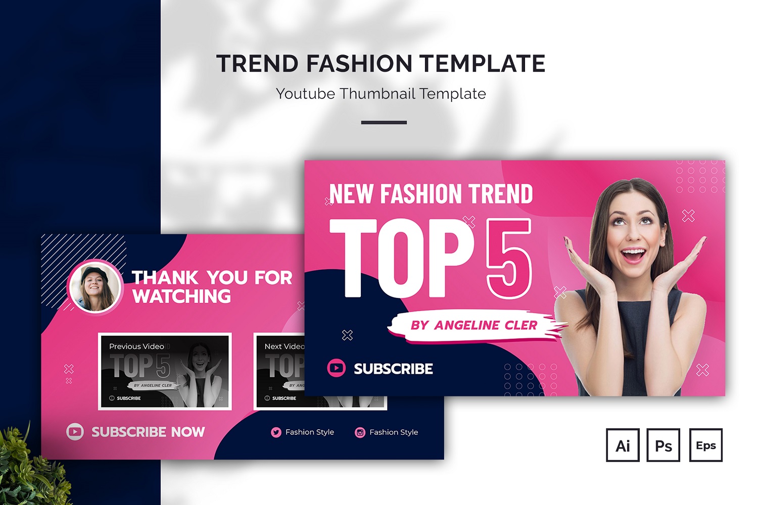 Trend Fashion Youtube Thumbnail