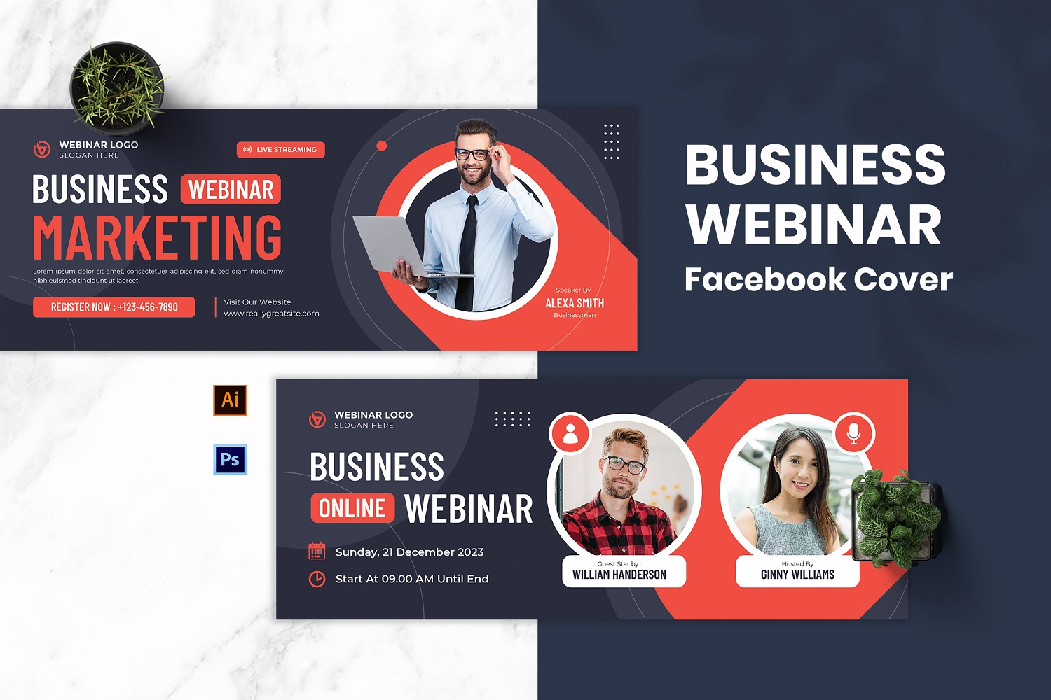 Business Webinar Facebook Cover