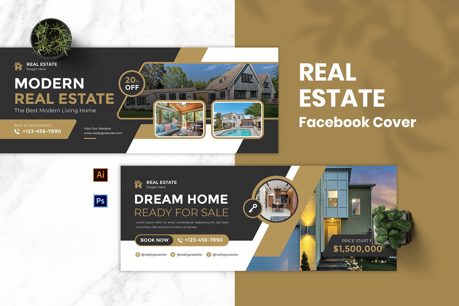 Real Estate Social Media Facebook Cover