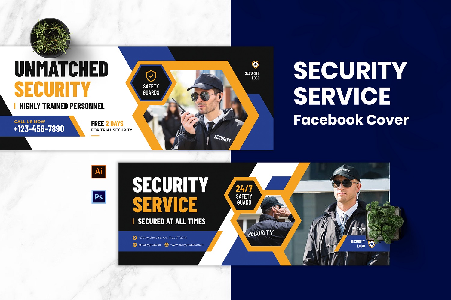 Security Service Facebook Cover