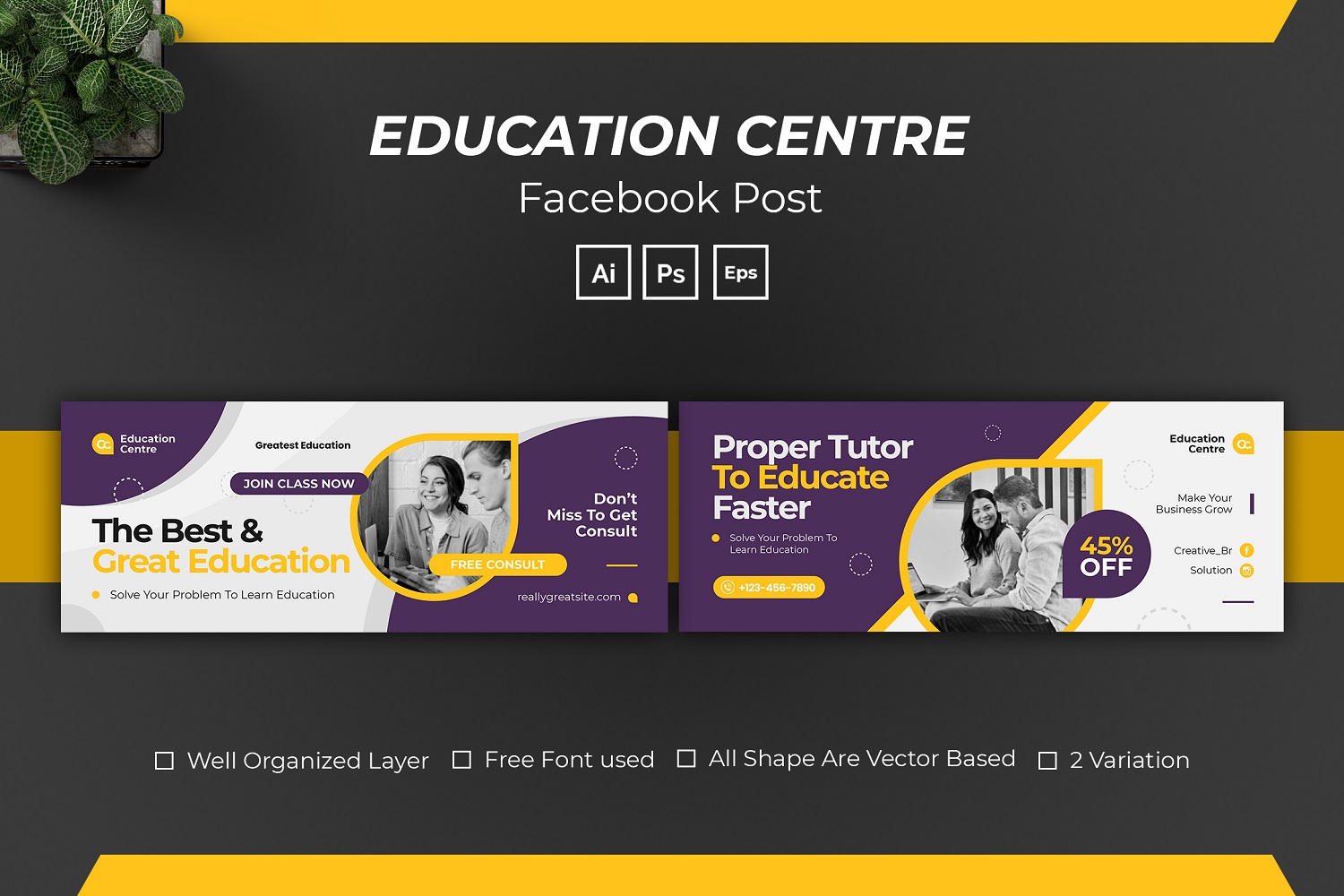 Education Centre Facebook Cover