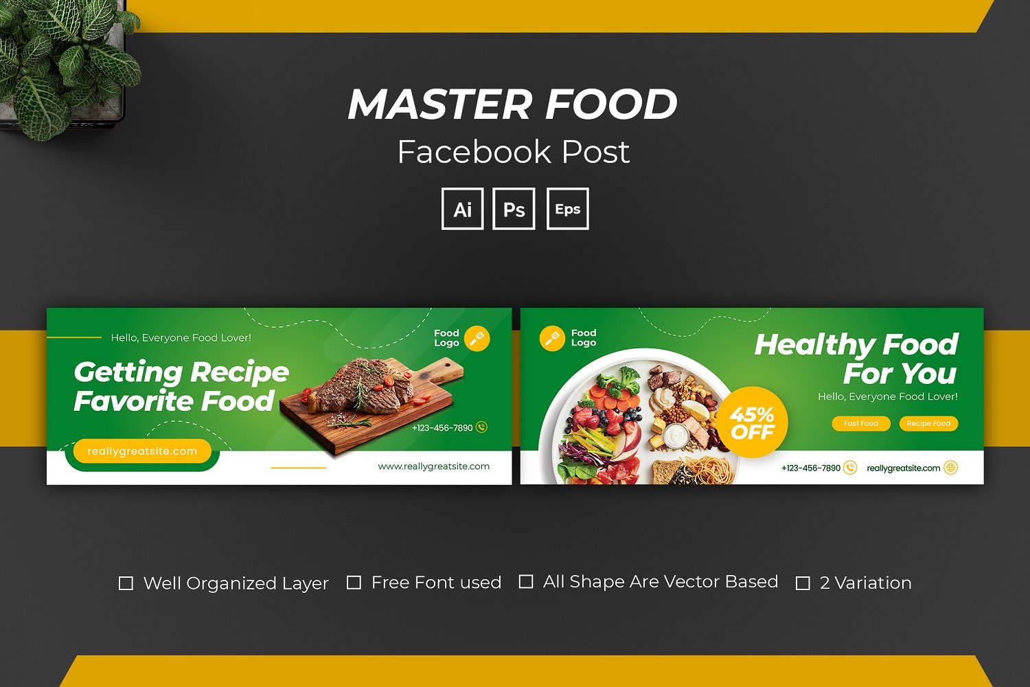 Master Food Facebook Cover