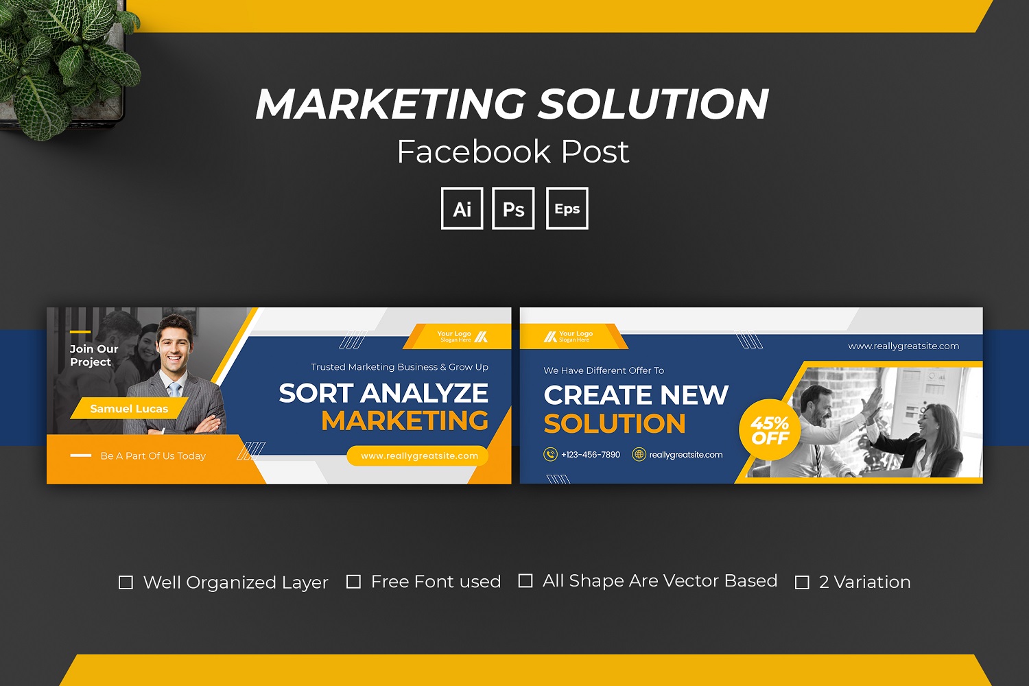 Marketing Solution Facebook Cover