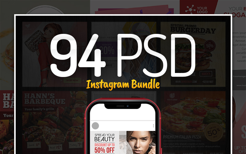 94 Bundling - 94 PSD Banner Templates for Social Media