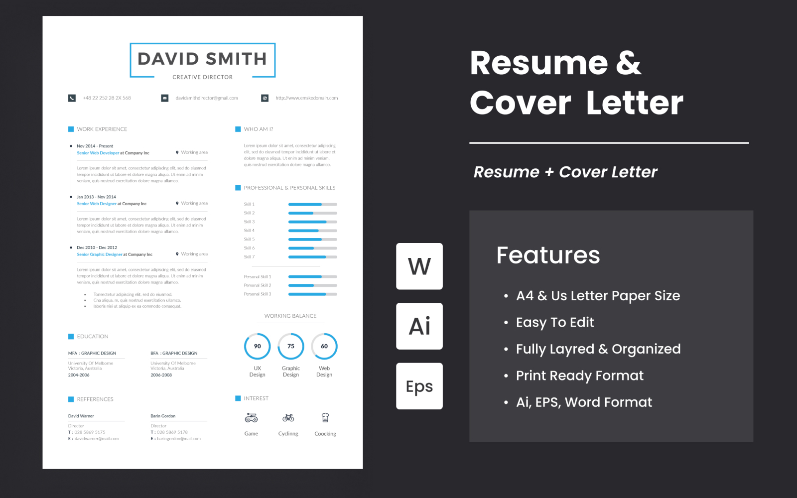 Latest Resume And Cover Letter