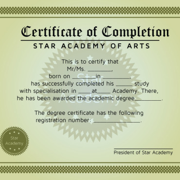Certificate Certificate Certificate Templates 234276