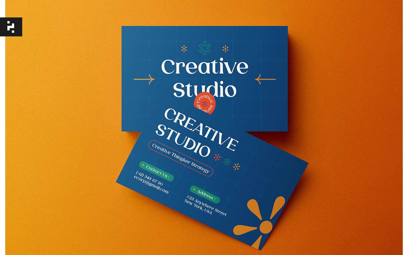 Bright Fun Business Card Template