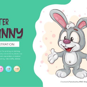 <a class=ContentLinkGreen href=/fr/kits_graphiques_templates_vectoriels.html>Vectoriels</a></font> easter lapin 234342