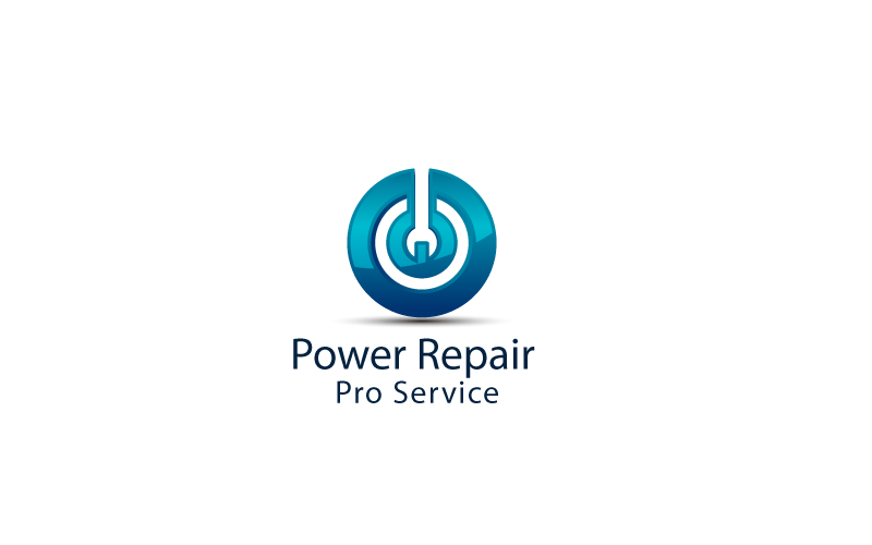 Power Repair Logo Design Template