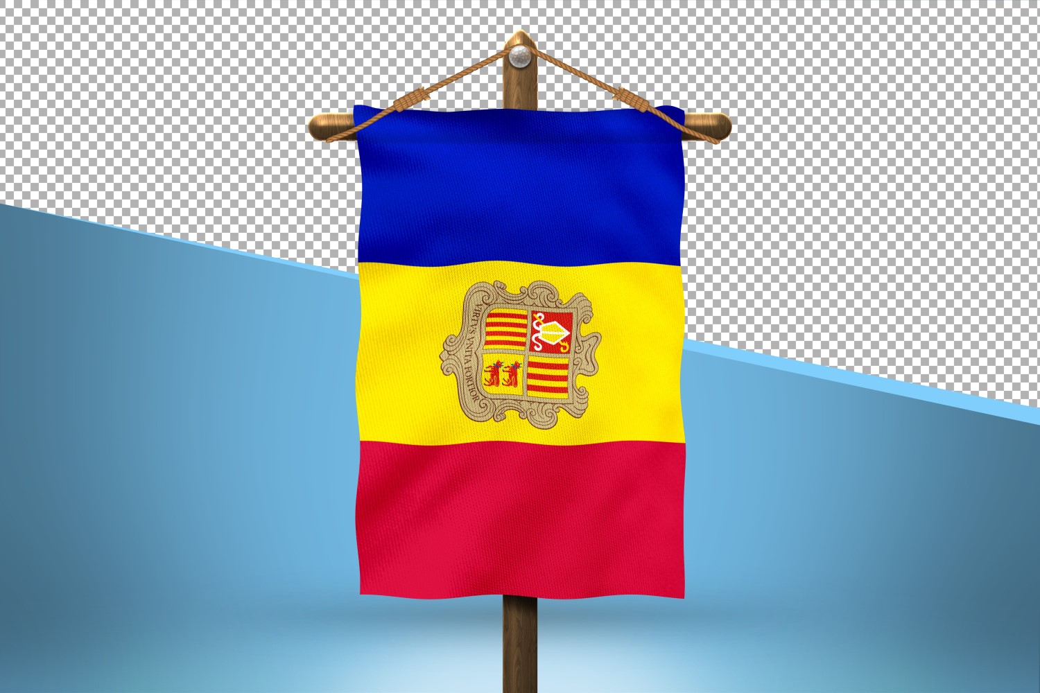 Andorra Hang Flag Design Background