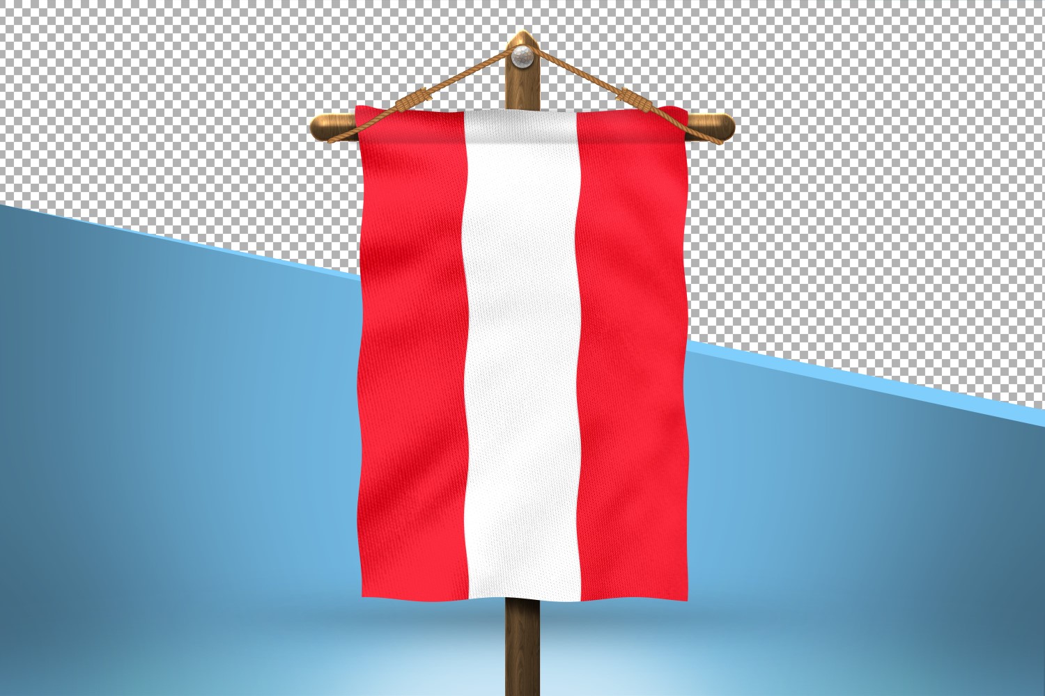 Austria Hang Flag Design Background