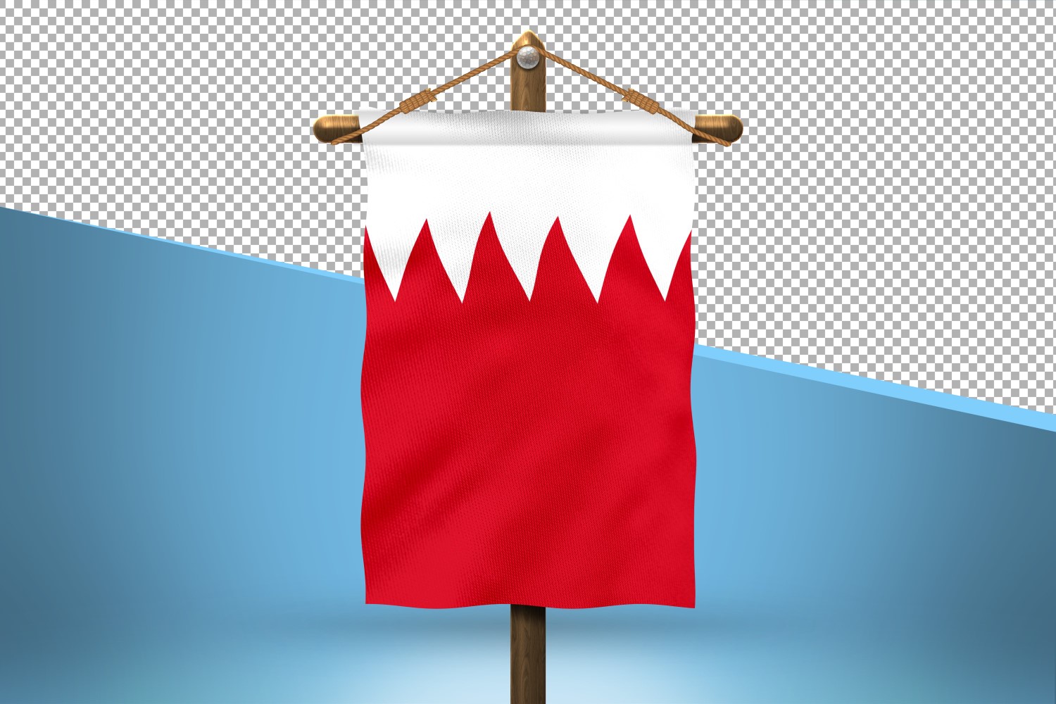 Bahrain Hang Flag Design Background