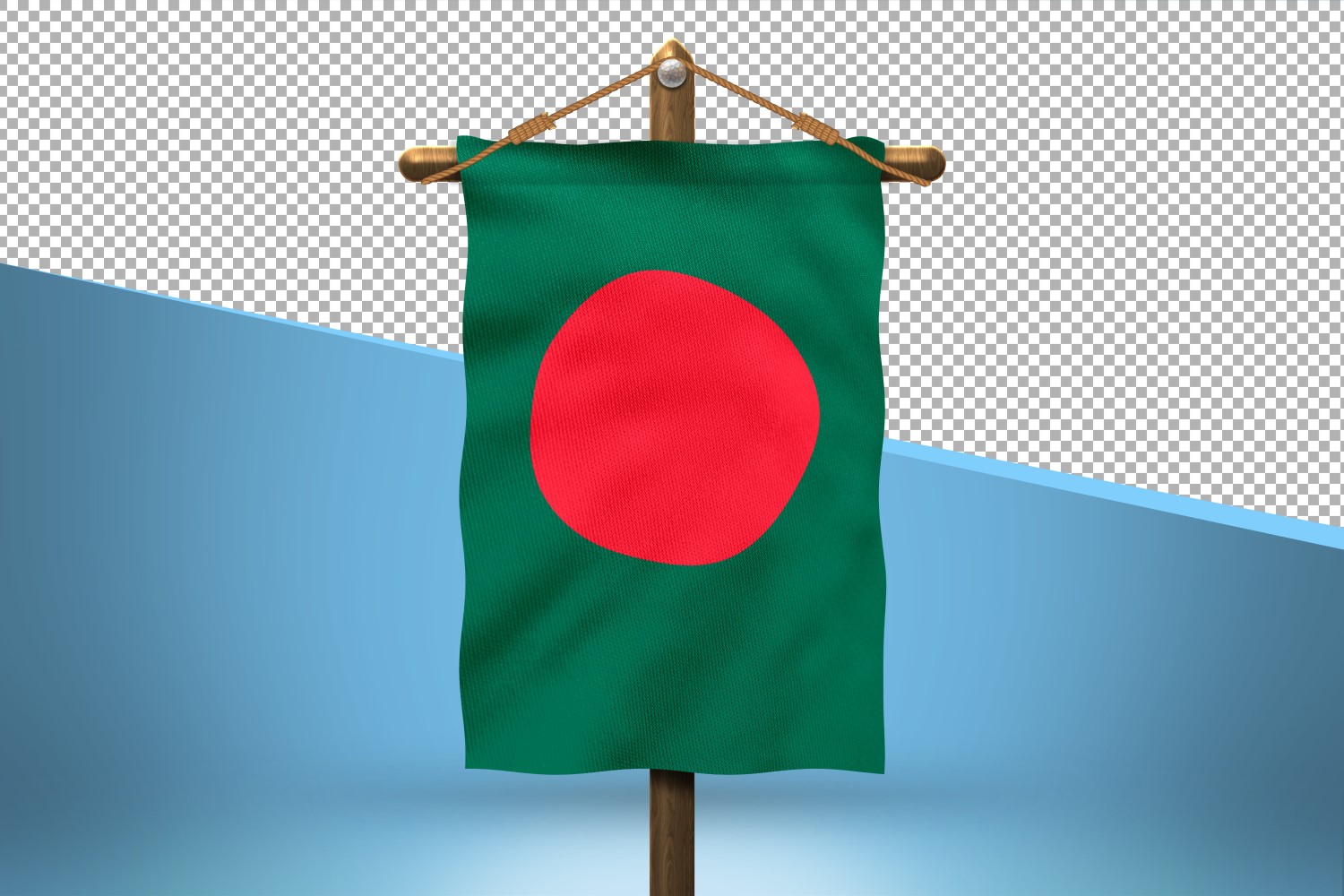 Bangladesh Hang Flag Design Background