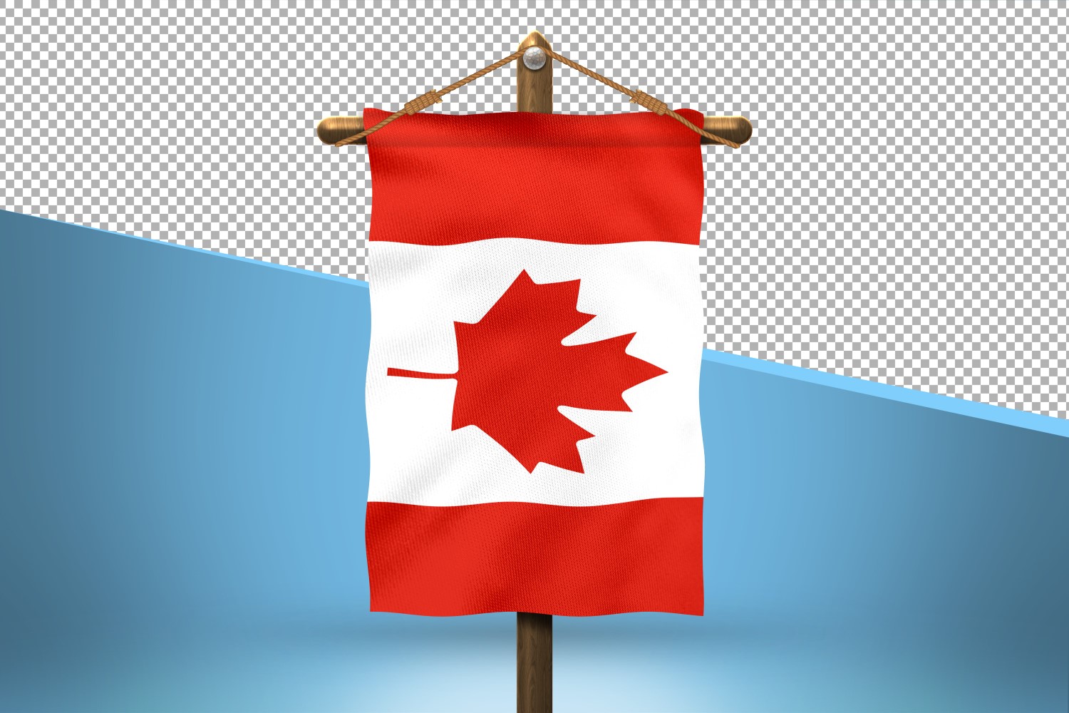 Canada Hang Flag Design Background