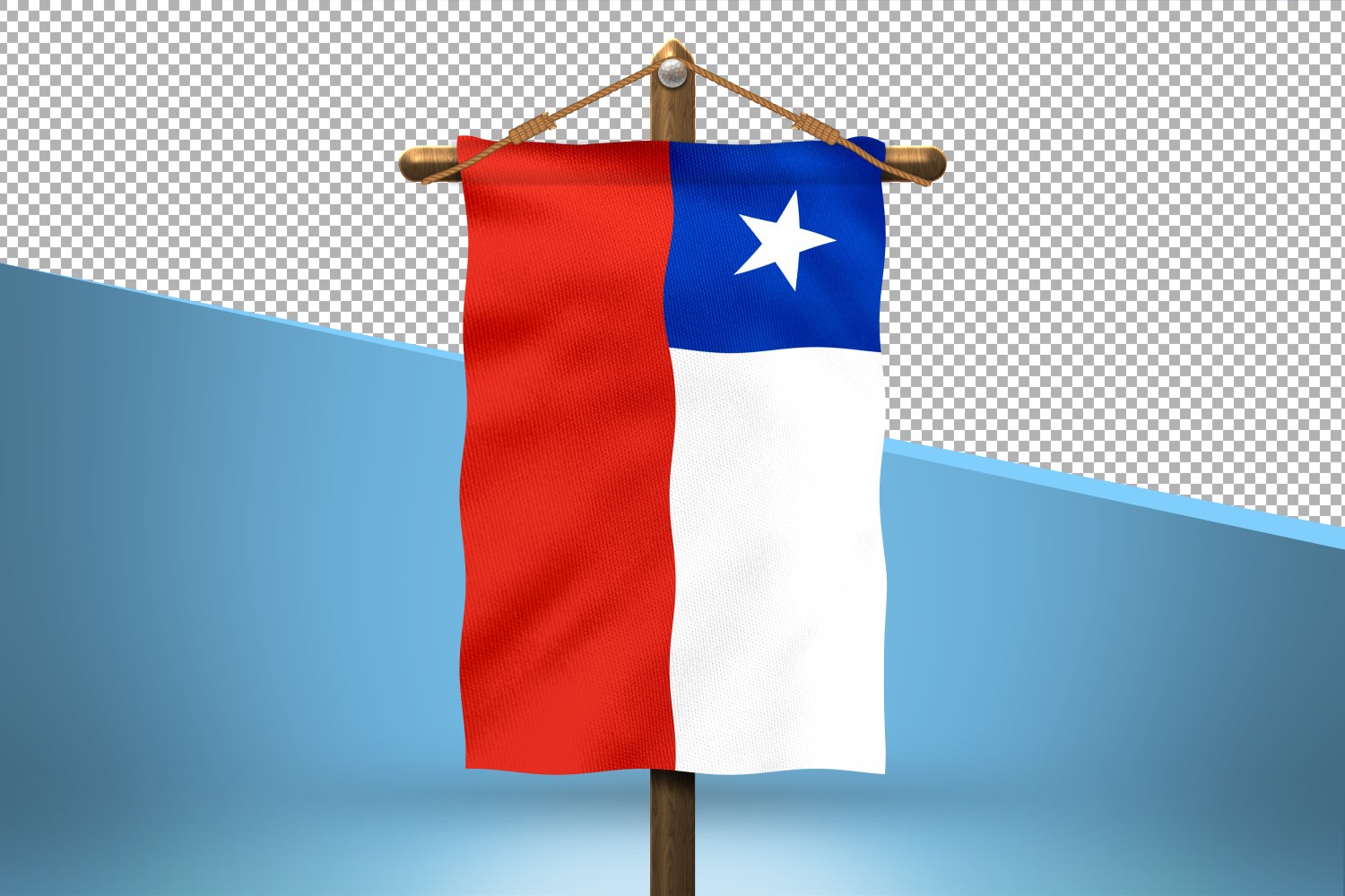 Chile Hang Flag Design Background