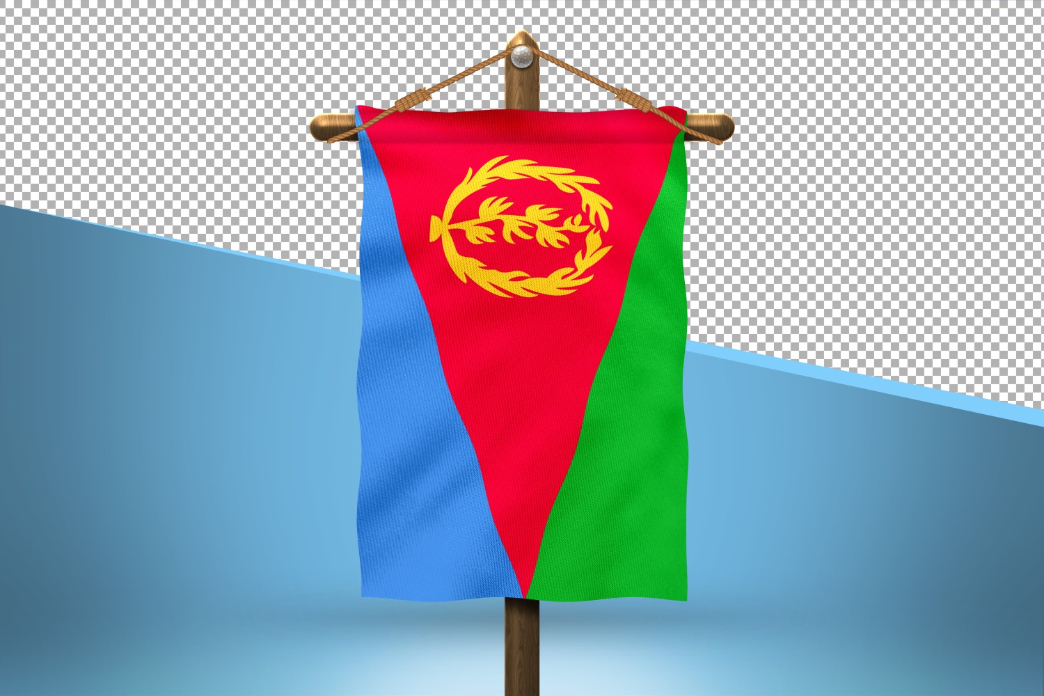 Eritrea Hang Flag Design Background