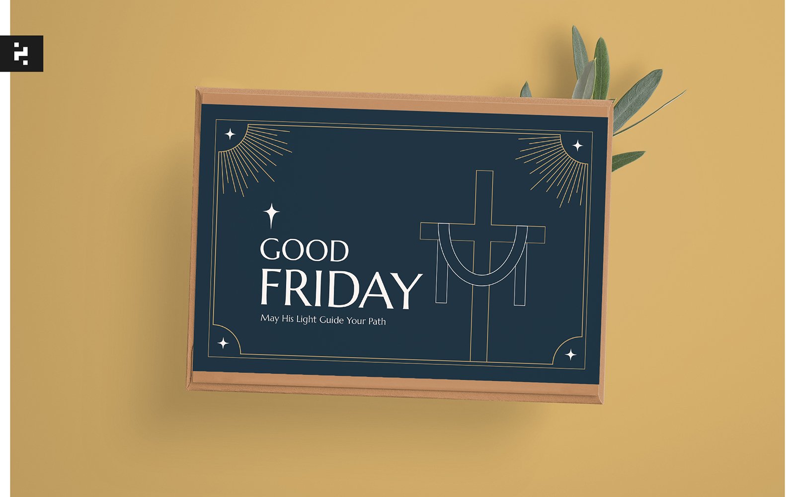 Good Friday Greeting Card Template