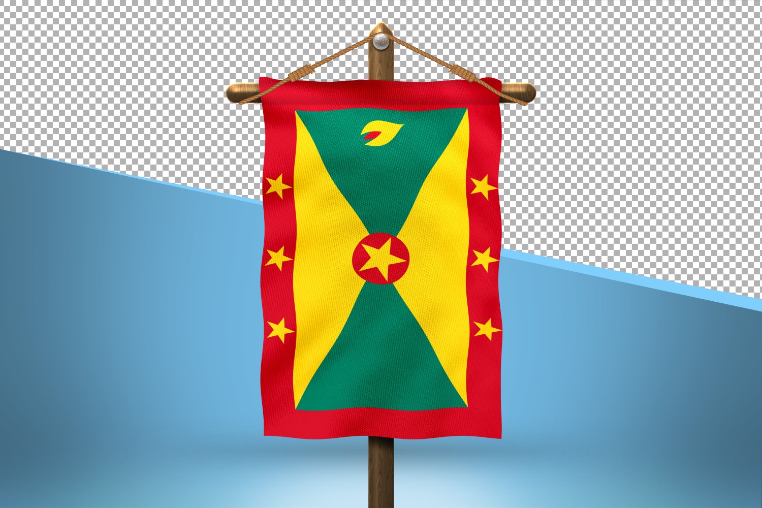 Grenada Hang Flag Design Background