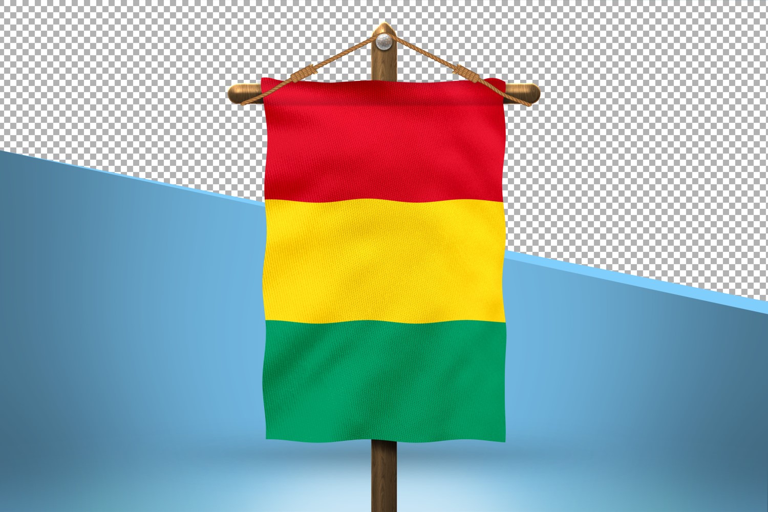 Guinea Hang Flag Design Background