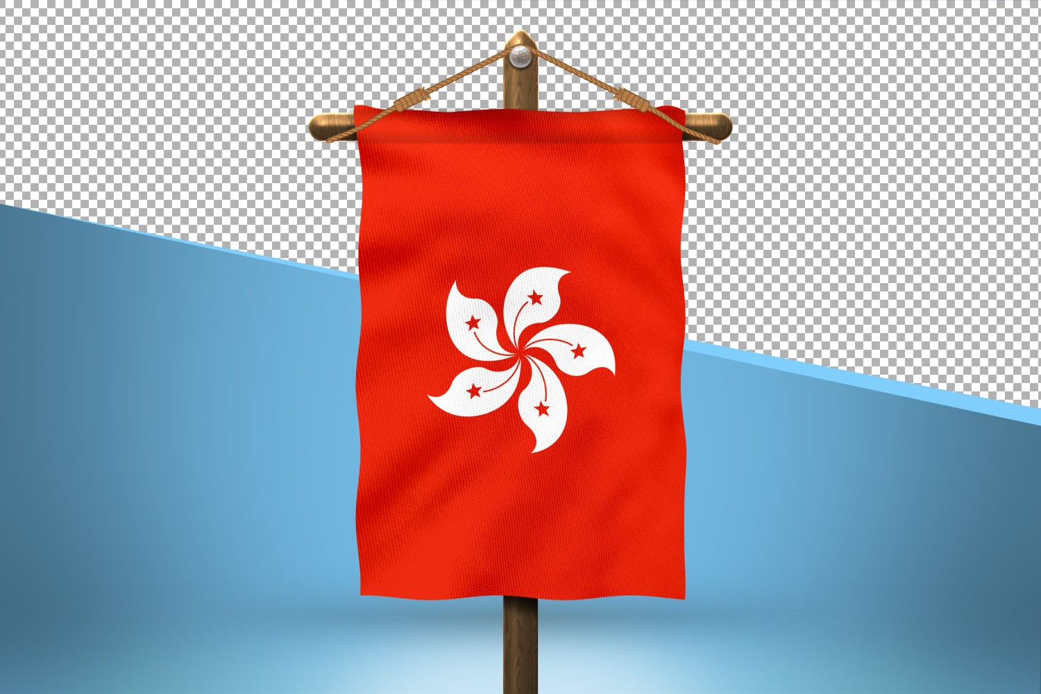 Hong Kong Hang Flag Design Background