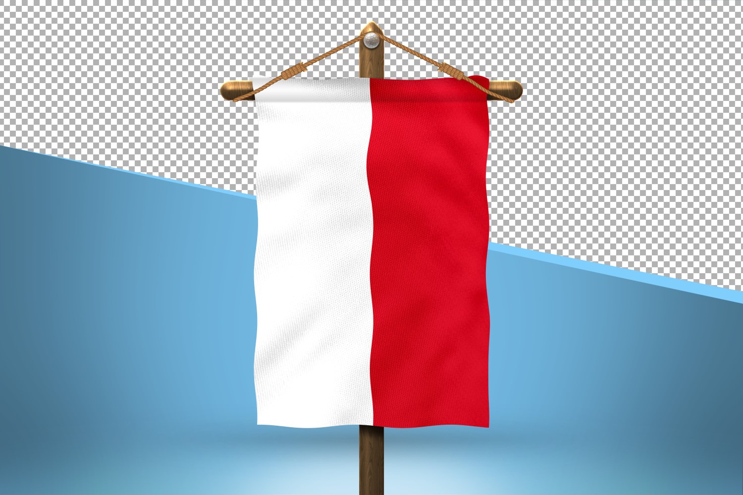 Indonesia Hang Flag Design Background