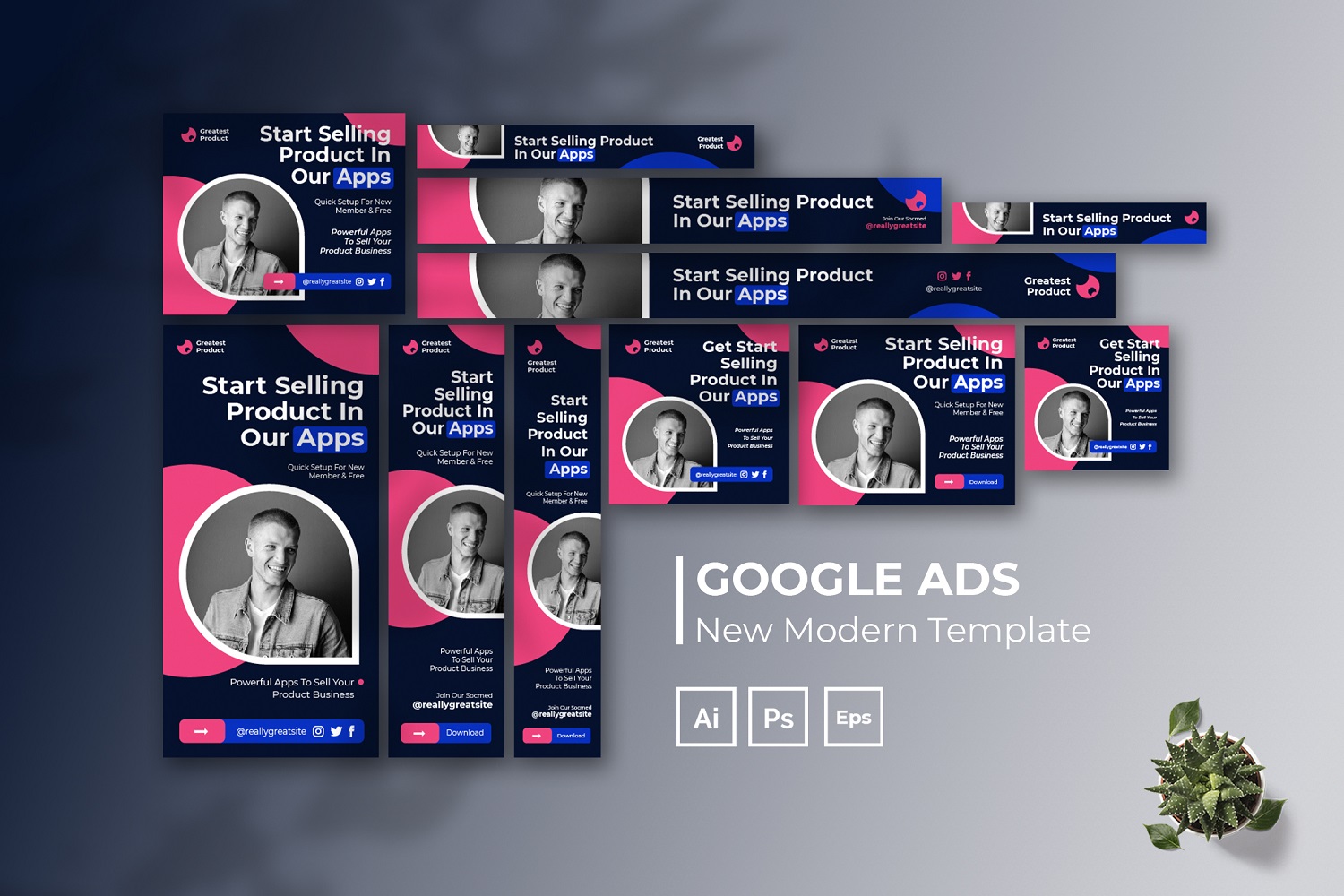 Selling Apps Google Ads Template