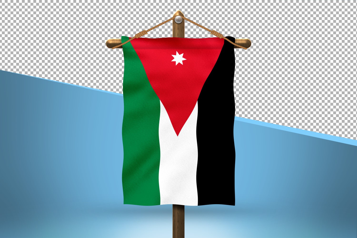 Jordan Hang Flag Design Background