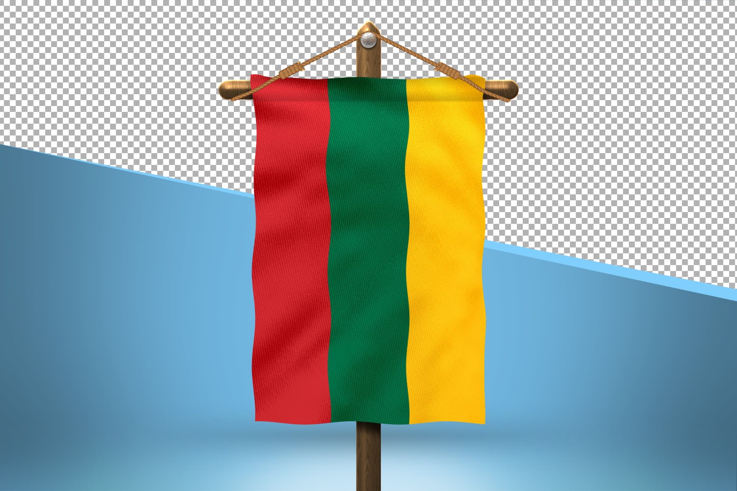 Lithuania Hang Flag Design Background