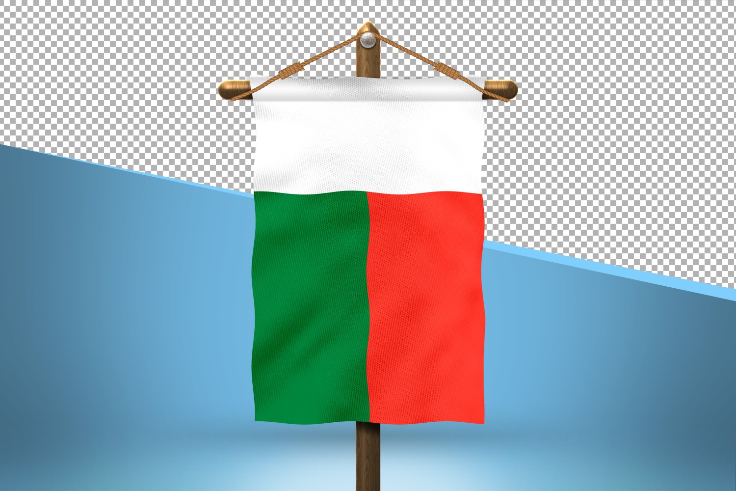 Madagascar Hang Flag Design Background