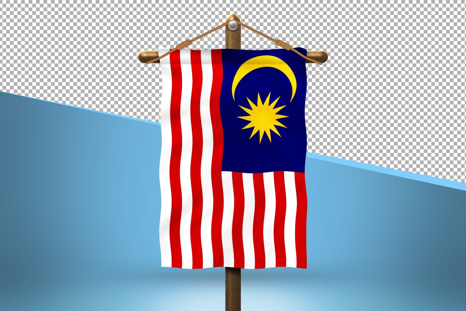 Malaysia Hang Flag Design Background