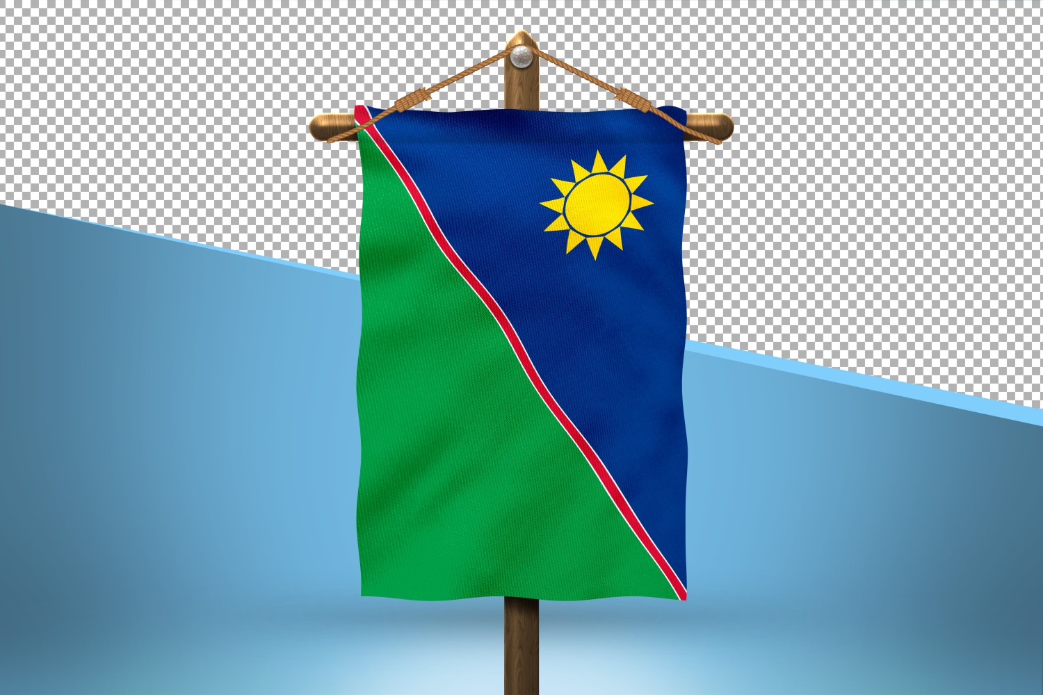 Namibia Hang Flag Design Background