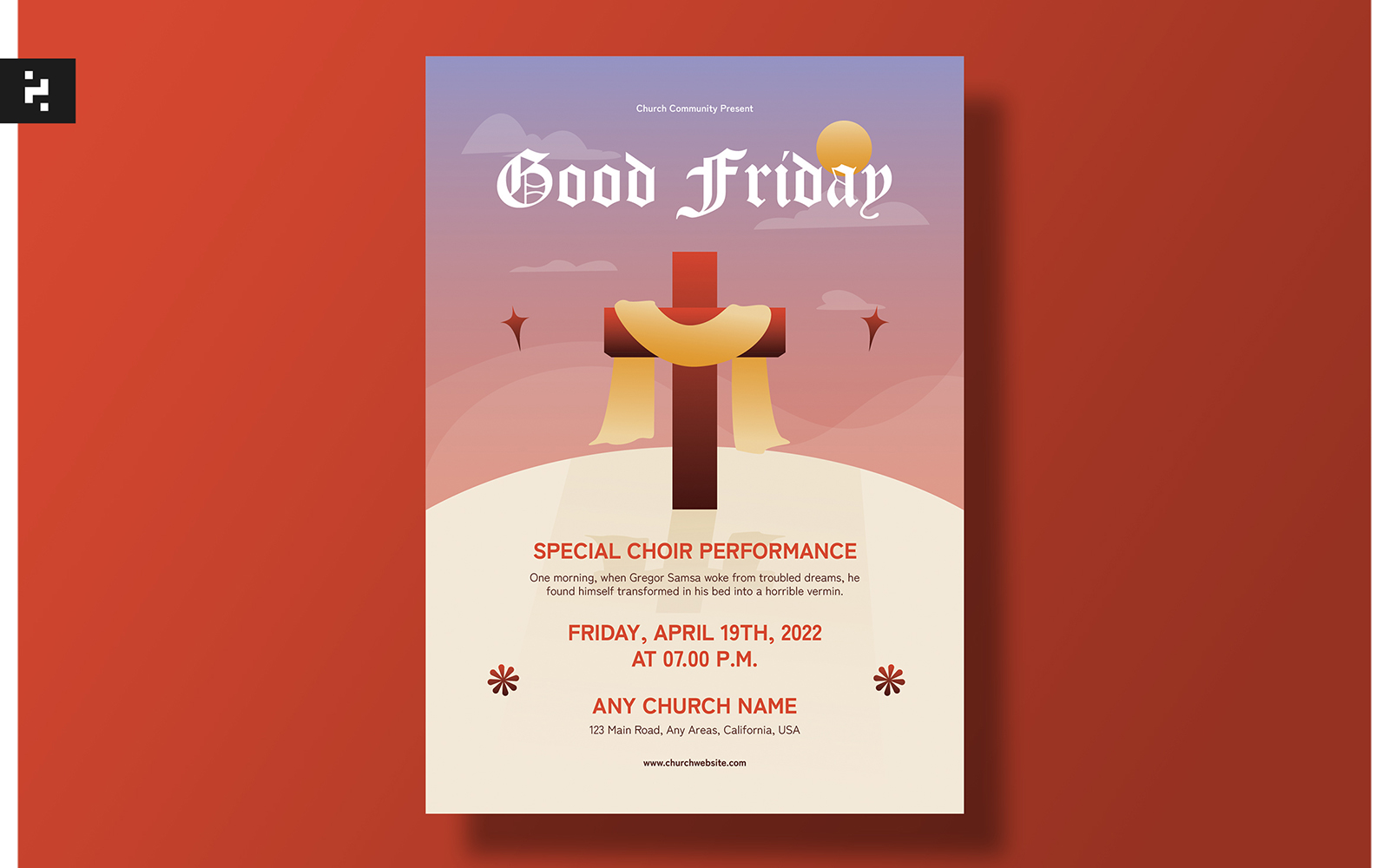 Good Friday Flyer Template