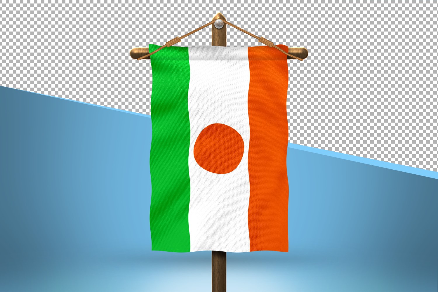 Niger Hang Flag Design Background