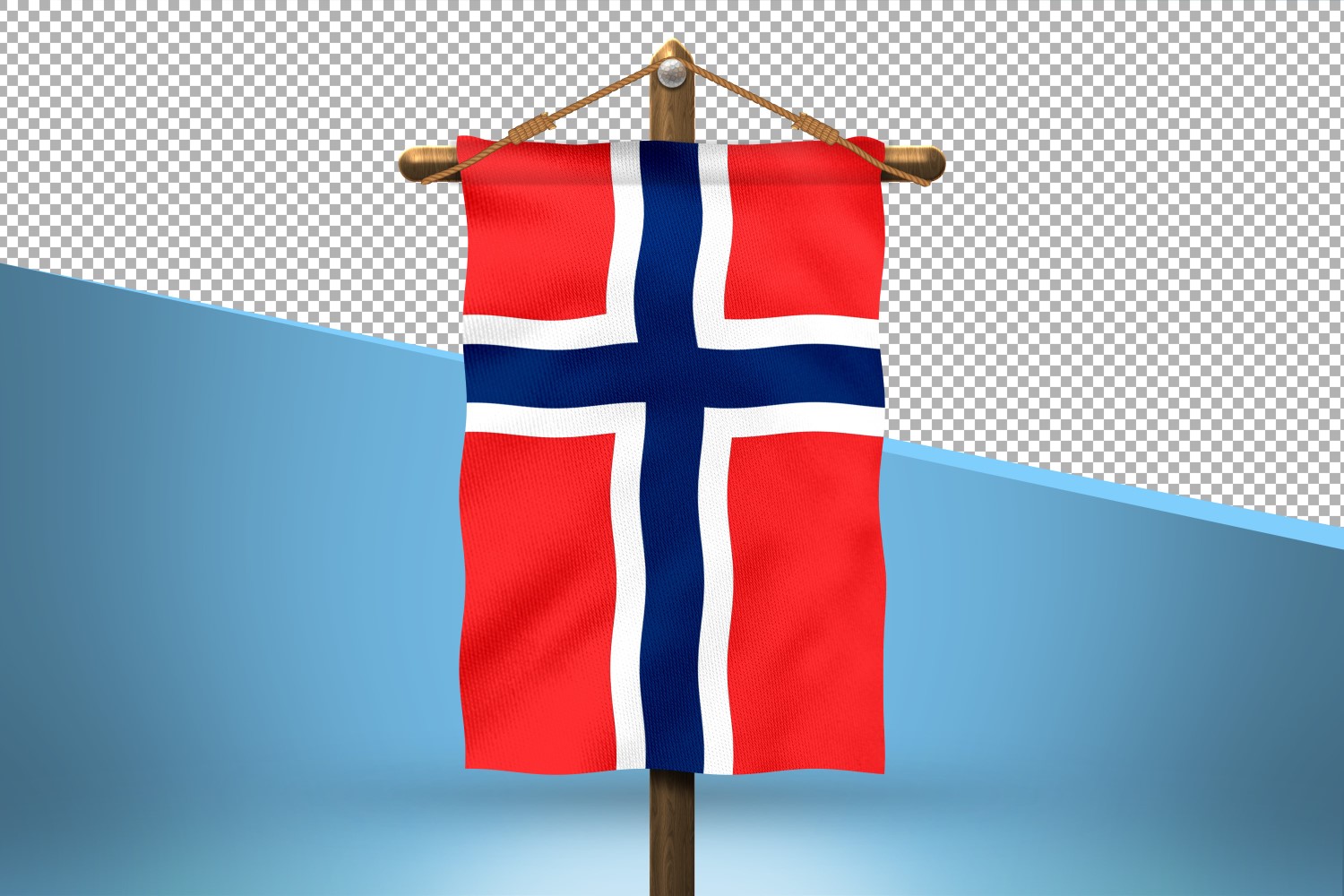 Norway Hang Flag Design Background