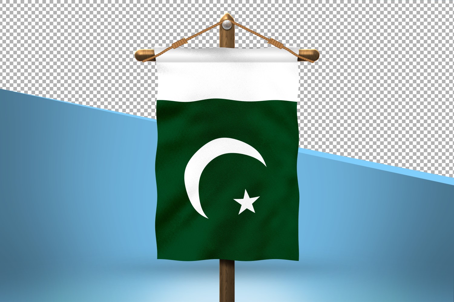 Pakistan Hang Flag Design Background