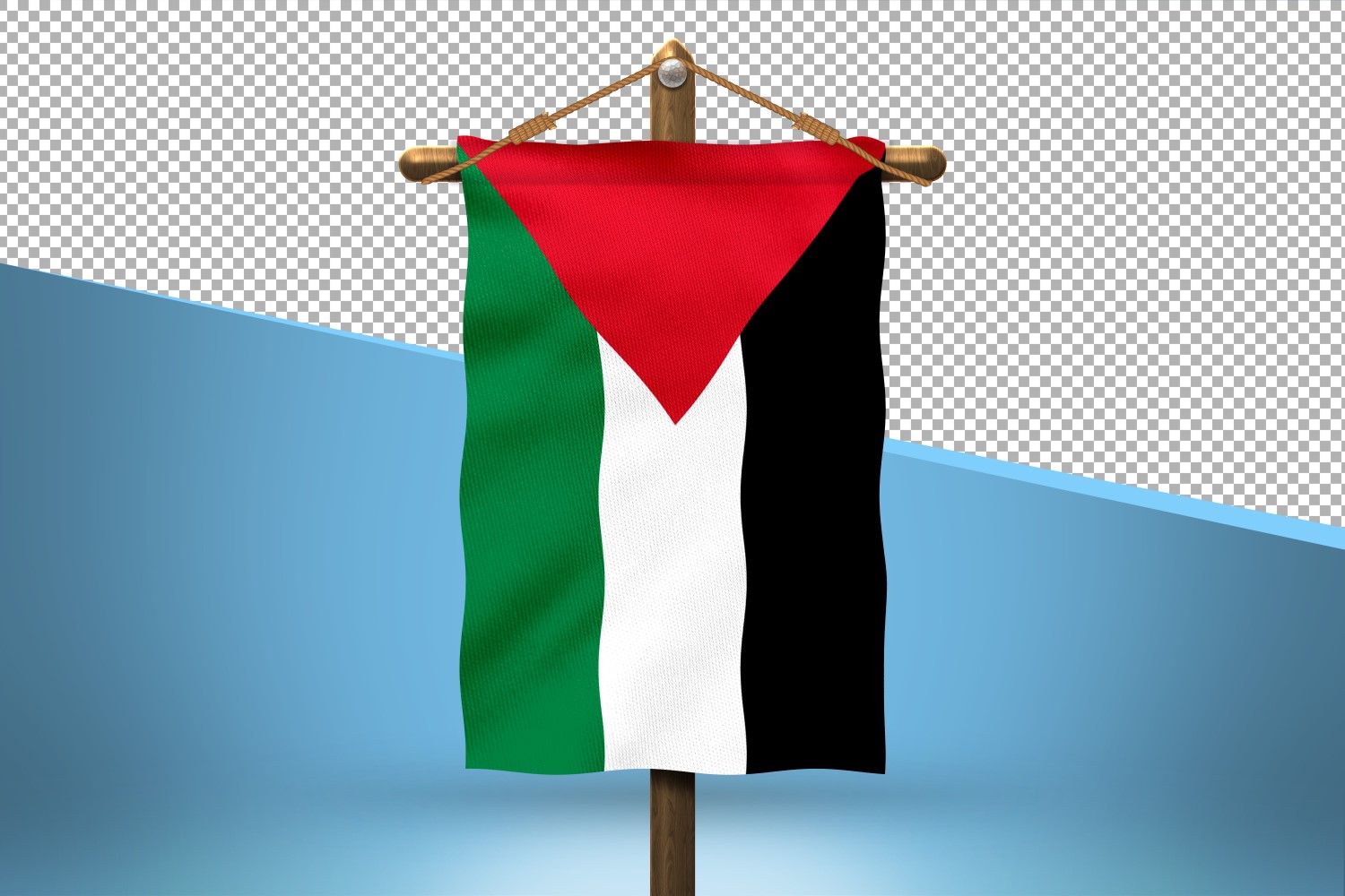 Palestinian Hang Flag Design Background