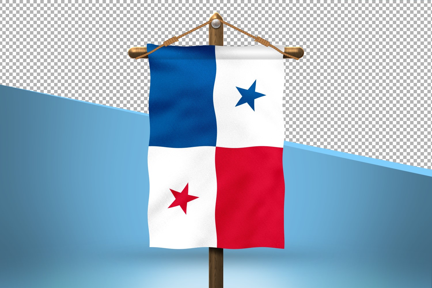 Panama Hang Flag Design Background