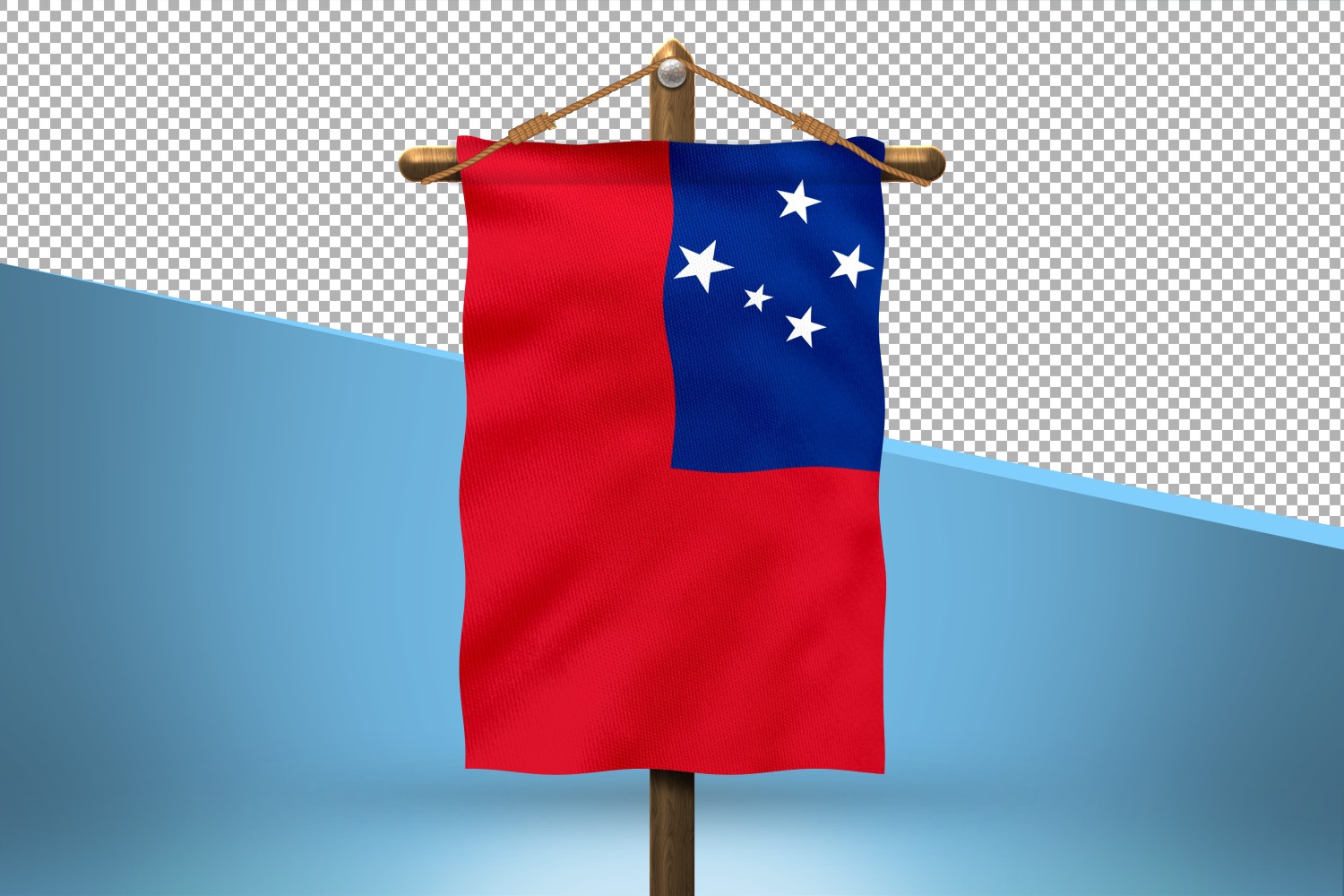 Samoa Hang Flag Design Background