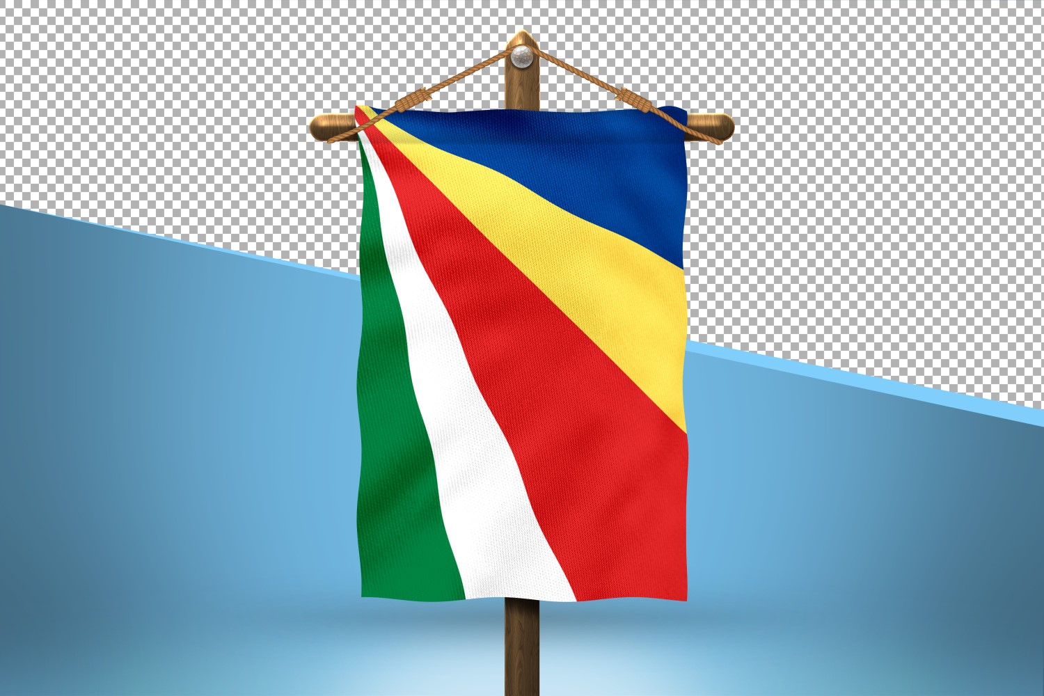 Seychelles Hang Flag Design Background